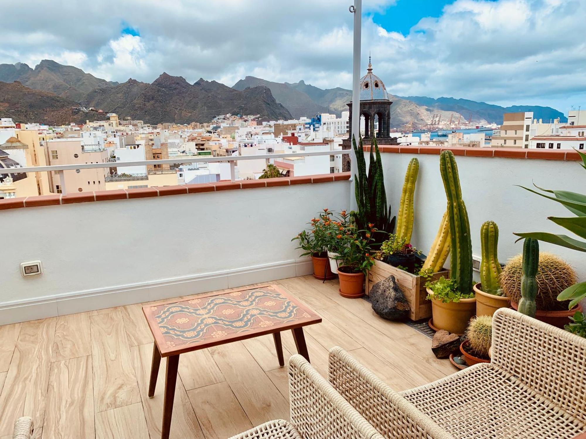 Apartament Atico Con Terraza, Vistas Panoramicas Y Parking Santa Cruz de Tenerife Zewnętrze zdjęcie